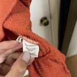 Ulla Johnson NWOT  Landry Orange Puff Sleeve Ruffle Hem Sweatshirt Dress Small Photo 6