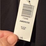 Babaton  Aritzia Ambrose Black Nior L Bodysuit classic drape front shear Photo 5