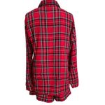 J.Crew Flannel Pajama Short Set, Good Tidings Red Plaid Size Small NWT Photo 10