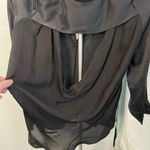 Alice + Olivia ‎ AIR black blouse size 4 Photo 8
