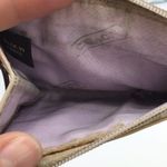 Coach  patent shiny leather gray/purple wallet Photo 5