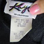 KAYO 1980s Vintage Pink & Blue Color Block Long Sleeve Dress Retro Large Size 10 Photo 3