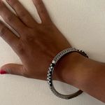 Bracelet Wire and Rhinestone studded Steam Punk Style Bangle Costume Silver Photo 2