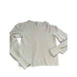 Madewell  off white creme colored baby puff sleeved sweater size medium Photo 4