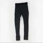 SKIMS  Cotton Ribbed Leggings Black Soot Womens Size Large Photo 2