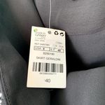 MNG Black Geraldin Casual Ruffle Mini Shirt Women's Size 8‎ Photo 3