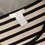 Design History  Black and Cream Striped Blouse Photo 1