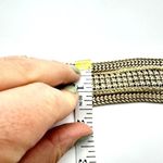 Stella & Dot  Phillipa Statement Bracelet Wide width Layering Gold tone Photo 9