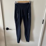 Athleta  Rainier High-Rise Lined Leggings Navy Small Tall Cold Weather Photo 3
