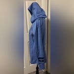 PINK - Victoria's Secret PINK Victoria’s Secret Heather Blue Logo Hoodie Pullover Size Large Photo 1