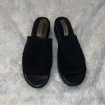 Steve Madden Vintage Y2K  Platform Sandals All Black size 9 Made in Italy Chunky Photo 2