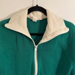 Gaxco California Creations VTG Unisex Full Zip Green and Cream Jacket Tennis Size M Photo 1