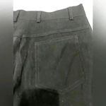 St. John Vintage SPORT by Marie Gray Black Faux Suede Straight Pants Poly Blend 6 Photo 11
