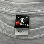 Hanes Vintage Hakuna Matata Kenya T-Shirt Beefy Large Gray Africa Map Unisex Fit Photo 3