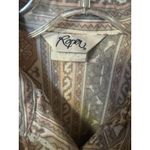 Vintage 90s Roper Western Blouse Made USA Southwestern Aztec Print Lace Trim Med Photo 4