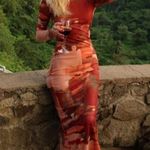 12th Tribe Abstract print midi dress Photo 1