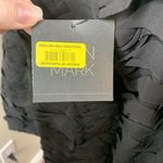 John Mark Jacket Topper Women’s Sz L Black Ruffles 3 Clasp Texture Cardigan Top Photo 5