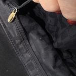 Furla  Vintage Black Leather Chain Shoulder Bag Flap Closure Gold Tone Hardware Photo 11