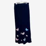 Johnny Was Size XS Luciana Velvet Silk-Blend Wide Leg Butterfly Pant NWT $365 Photo 1
