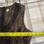 Anthropologie ‎ Future Paradise Dress Silk Size 4  Black/brown Formal Elegant Photo 7