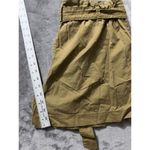 Madewell  Women's High Rise Paperbag Linen Blend Shorts Khaki Brown Size 10‎ Photo 5