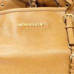 Michael Kors  Jet Set Honey Crosshatch Leather Small Tote Clip Closure Photo 2