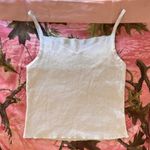 Brandy Melville ribbed white knit cami tank top Photo 4