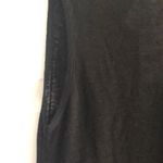 LNA  Black Tank Top with Knot on Bottom Photo 3