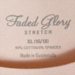 Faded Glory NWOT Light Pink Sarah Coventry Rocks Printed Graphic Tee T-Shirt Size XL Photo 3