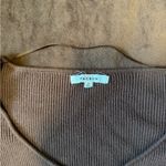 PacSun Brown cropped  button down sweater Photo 1