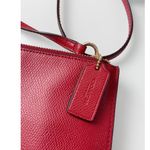Coach Lyla 57135E Red Leather Double Zip Crossbody Bag Purse Handbag Photo 5