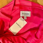 VICI Extra Small Fuschia pink satin maxi dress Photo 8
