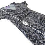 Seraphine MATERNITY Black and White V neck wrap Dress size 6 Photo 6