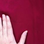 J. Mendel • draped silk chiffon dress red sleeveless sheath designer cocktail Size 6 Photo 11