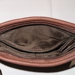 BOC Born Black/Brown Faux Leather‎ Wristlet Wallet w Zip Closure Card Slots Black Photo 4