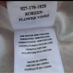 Rails  Koreen Flower Vines Wrap Mini Dress White Pink Lined Short Sleeve Size M Photo 6