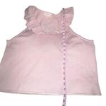 The General Good Blouse Womens Pink Ruffled Sleeveless V Neck Size XXL Photo 6