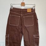 Hollister Brown Cargo Ultra High Rise Dad Jean size 27 Photo 2