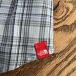 The North Face Womens Shirt S Button Up Long Sleeve Blue Gray Embroidere… Photo 1