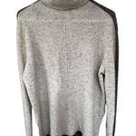 Athleta Two-Tone Gray Turtleneck Sweater Photo 0