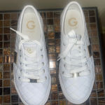 G by Guess  Backer Quilted White Sneaker Photo 0