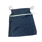 Ro & De  navy blue high neck satin tank size XS Photo 3