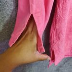 Tommy Bahama Monstera Mash Embroidered Linen Tunic SZ M Photo 5