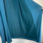 Athleta Canopy Wrap Cardigan Nirvana Ocean Teal Thumbholes Pockets Oversized XS Photo 11