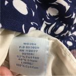 Boden Navy/cream Pattern Pencil Skirt linen blend 6 Blue Photo 4