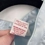 NWT Vintage Nicole Women's Satin‎ Long Sleeve Maxi Nightgown Light Blue Medium Photo 4