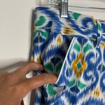 Peter Millar  Wicking Pants‎ Women's 6 Cropped Golf Cotton Blend Blue White Photo 2