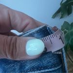 Levi's Recrafted Icon Medium Wash Exposed Seam Denim Mini Skirt Women’s SIZE 29 Photo 8