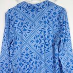 Vineyard Vines Printed Sankaty Margo Dress Mini Blue Size Large L EUC Photo 8