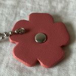 Coach : Dark Pink Tea Rose Tag- Silver Tone Photo 4